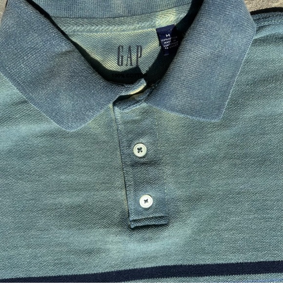Overdyed Reworked Y2K Chest Stripe Polo - Picture 3 of 6